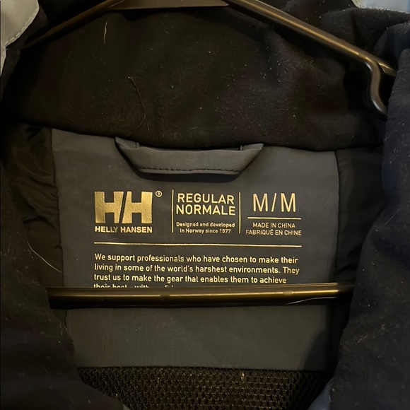 Helly Hansen Men's Two-Tone Jacket - Blue Signal Jacket Ski - Picture 5 of 12